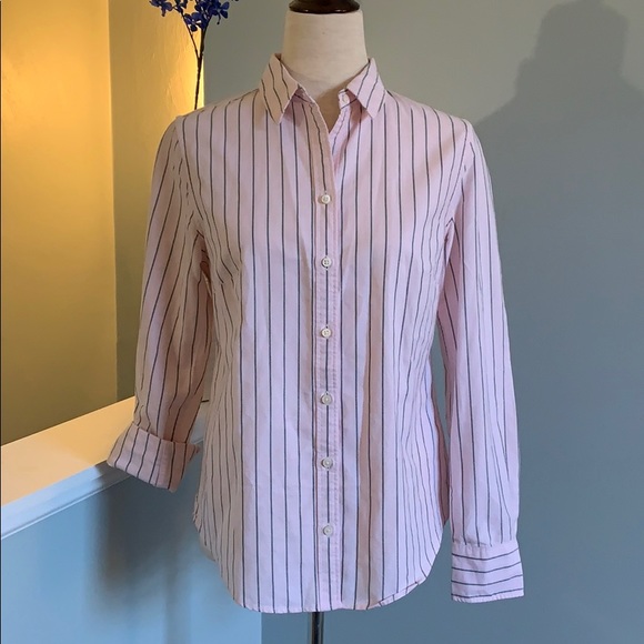 Lands' End Tops Pima Cotton Lands End Pink Button Down Shirt Poshmark